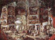 Giovanni Paolo Pannini Picture gallery with views of ancient Rome oil painting artist